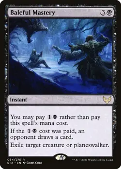 MTG - Baleful Mastery - Strixhaven: School of Mages - X1 - (NM) - - Image 1