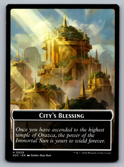 Food | City's Blessing Double Sided Token - Secrets of Strixhaven - MTG - Image 1