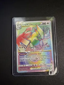 Lugia VSTAR 202/195 Swsh12: Sword & Shield Silver Tempest Holo TCG Card POKEMON - Image 1