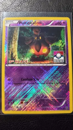 Pumpkaboo 3rd Place 56/146 LP Pokemon League Championship Card - Image 1