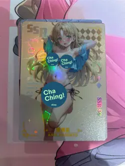 WAIFU Love Diary SSR 36 Asia Argento Rare card. Goddess Story Sexy Anime Girl - Image 1