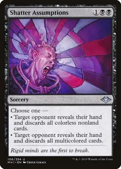 Shatter Assumptions 106 MH1 Modern Horizons MTG Sorcery Lukacs Uncommon NM - Image 1