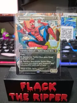 MTG Spectacular Spider-Man R 0014 (Borderless) Marvel's Spider-Man Rare NM - Image 1