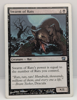 Swarm of Rats 8th Edition Regular LP MTG - Image 1