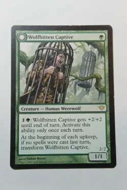 MTG Wolfbitten Captive x1- -Dark Ascension-Lightly Played - Image 1