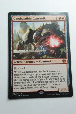 MTG Combustible Gearhulk x1- -Kaladesh-Lightly Played - Image 1