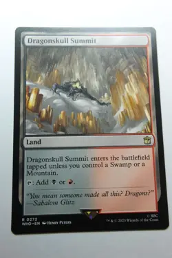 MTG Dragonskull Summit x1- -Doctor Who-Near Mint - Image 1