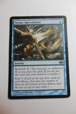 MTG Mystic Speculation x1- -Future Sight-Moderately Played - Image 1