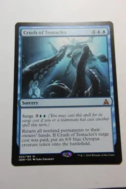 MTG Crush of Tentacles x1- -Oath of the Gatewatch-Lightly Played - Image 1