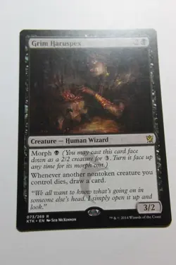 MTG Grim Haruspex x1- -Khans of Tarkir-Lightly Played - Image 1