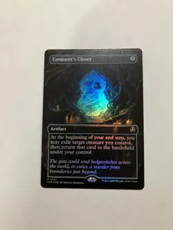 Conjurer's Closet (# 321) MTG Innistrad Remastered - BORDERLESS - FOIL - NM - Image 1