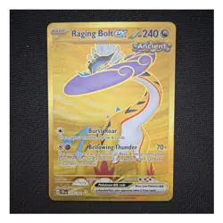 Pokemon Raging Bolt ex 218/162 SV05 Temporal Forces Hyper Rare Holo Full Art - Image 1