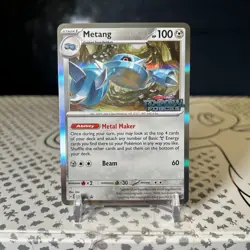 Metang SVP 090 Black Star Promo Pokemon TCG Temporal Forces Holo - NM - Image 1