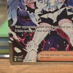Eri 210/162 Special Illustration Rare Temporal Forces Pokemon Holo Near Mint - Image 3