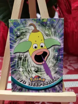 Topps Pokemon #70 Weepinbell - TV Animation Edition Card, 1999, NM - Image 1