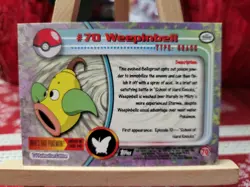 Topps Pokemon #70 Weepinbell - TV Animation Edition Card, 1999, NM - Image 2