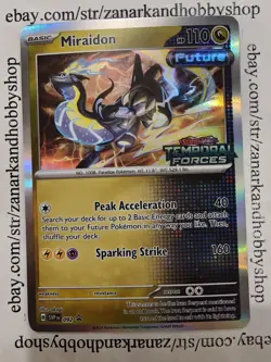 Pokemon Miraidon SVP 092 Black Star Promo NM - Image 1