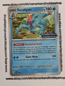 Pokemon Feraligatr SVP 089 Black Star Promo NM - Image 1