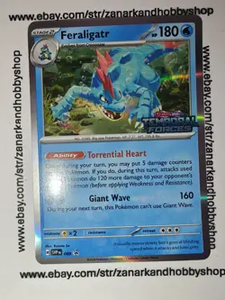 Pokemon Feraligatr SVP 089 Black Star Promo NM - Image 2