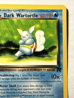 1st Edition Dark Wartortle 46/82 Team Rocket Pokemon TCG WOTC Vintage Card NM - Image 4
