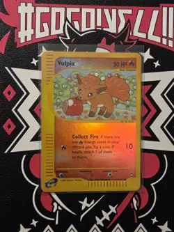 Pokemon TCG Vulpix Aquapolis 116 & Vulpix #021 Wind from the Sea 1st Edition - Image 2