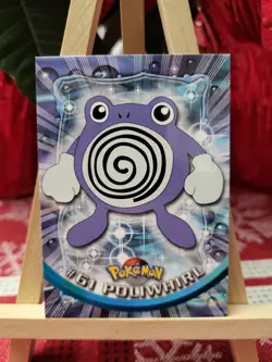 Topps Pokemon #61 Poliwhirl - TV Animation Edition Card, 1999, NM - Image 1