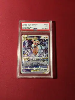 Zeraora VSTAR PSA 9 Crown Zenith #GG43 Full Art 2023 Pokemon - Image 1