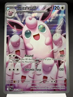 Wigglytuff 105/094 - Illustration Rare - Phantasmal Flames Pokemon Card MINT - Image 1