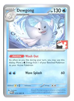 Pokemon Dewgong Perfect Order 019/088 Prize Pack Series 9 Non Holo - Image 1