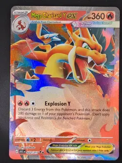 Pokemon Mega Charizard Y ex 022/217 Me Ascended Heroes Pokemon TCG - Image 1