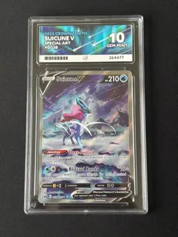 Suicune V Galarian Gallery GG38/GG70 Pokemon Crown Zenith Ace 10 - Image 1