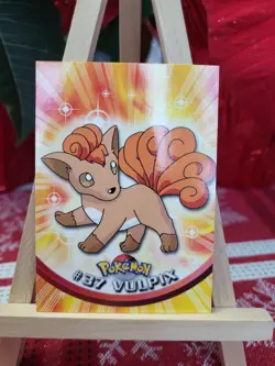 Topps Pokemon #37 Vulpix - TV Animation Edition Card, 1999, NM - Image 1
