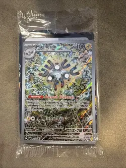Pokemon TCG Magneton SVP 159 Surging Sparks Full Art Black Star Promo Sealed - Image 1