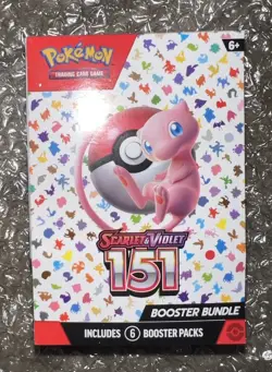 Pokemon Scarlet & Violet 151 Booster Bundle Box (6 Packs) NEW FACTORY SEALED - Image 1