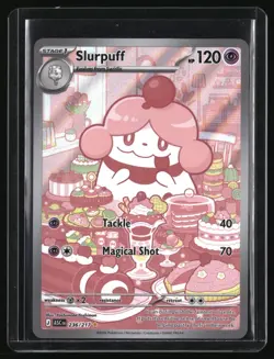 SLURPUFF 236/217 ILLUSTRATION RARE ASCENDED HEROES POKEMON HOLO NEAR MINT - Image 1