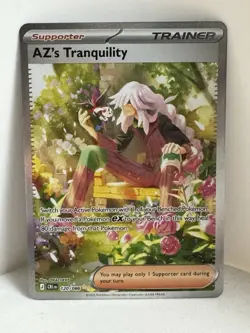 AZ's Tranquility 120/086 Chaos Rising SIR Holo Ultra Rare Pokemon TCG - Image 1