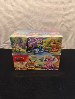 Prismatic Evolutions Mini Tin Display 8 Tins 16 Packs Pokemon TCG New Sealed - Image 1