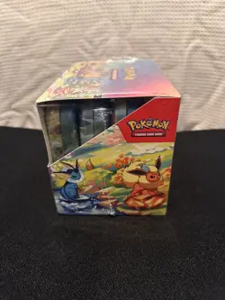 Prismatic Evolutions Mini Tin Display 8 Tins 16 Packs Pokemon TCG New Sealed - Image 2