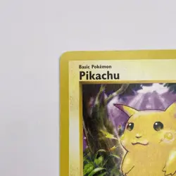 Pikachu Yellow Cheek 58/102 Shadowless MP Common WOTC Pokemon TCG Vintage - Image 3