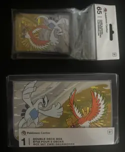 Pokemon Center: Lugia & Ho-Oh Double Deck Box & Sleeves - Image 1