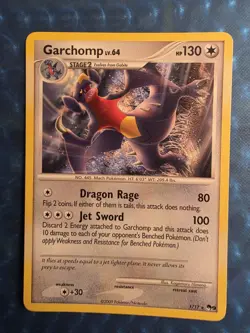 Pokemon TCG Garchomp 1/17 Pop Series 9 Non Holo Trading Card TCG. Very nice! - Image 1
