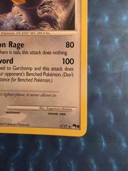 Pokemon TCG Garchomp 1/17 Pop Series 9 Non Holo Trading Card TCG. Very nice! - Image 2