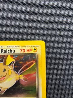 Pokemon TCG English Card Legendary Collection Dark Raichu 7/110 Holo Rare LP - Image 4