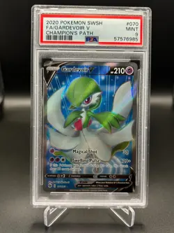 Gardevoir V 070/073 Champion's Path Pokemon PSA 9 - Image 1