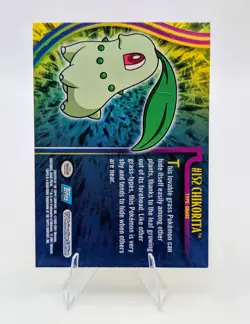 Topps Pokemon Johto Series Blue Logo: Chikorita #152 - MP/DMG - Image 2