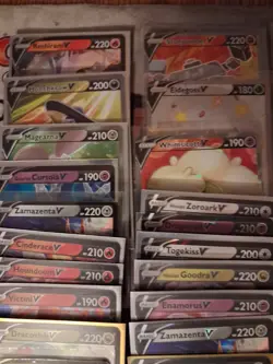Pokemon Card Lot 70 Cards V, Max, Ex. Black Star Promo. Full Art. Vmax - Image 2