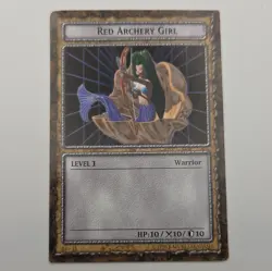 Yu-Gi-Oh! Dungeon Dice Monsters Red Archery Girl Figure & Card B4-15 English - Image 2