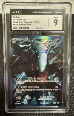 Darkrai BW73 2013 Black Star Promo Team Plasma Box CGC 9 - Image 1