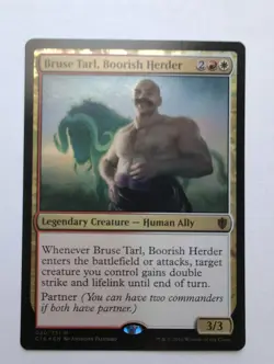 MTG Bruse Tarl Boorish Herder (C16) Commander 2016 Foil Mythic 030/351 - Image 1
