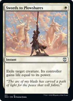 Swords to Plowshares 211 Commander: Streets of New Capenna MTG NM - Image 1
